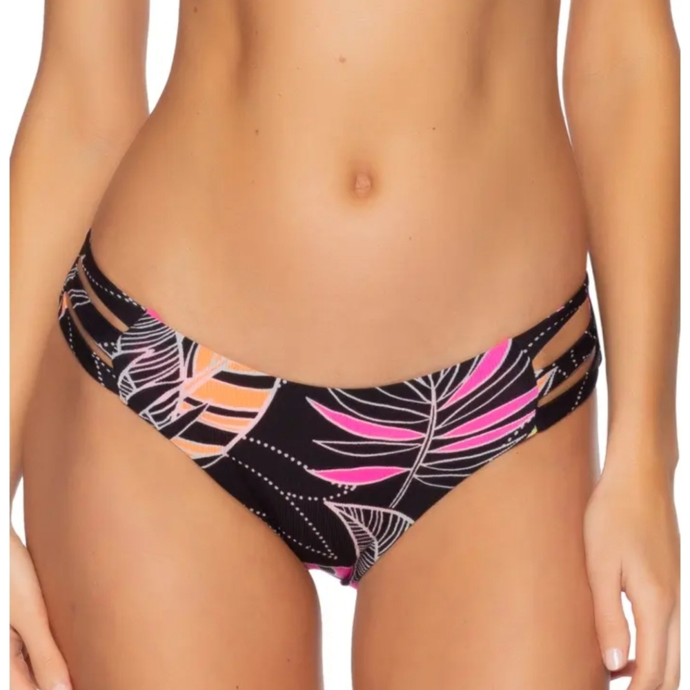 NWT BECCA Miami Jordan Cutout Hipster Bikini Bottom Size XS